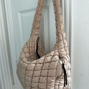 FP Movement by Free People Quilted Off White Carryall